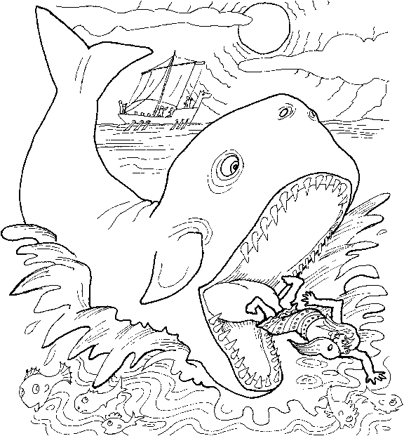 Blue Whale Coloring Page